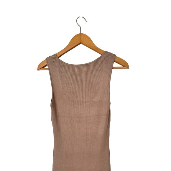 Olive + Oak ribbed sweater dress size large Portobello ribbed bodycon - Picture 4 of 4